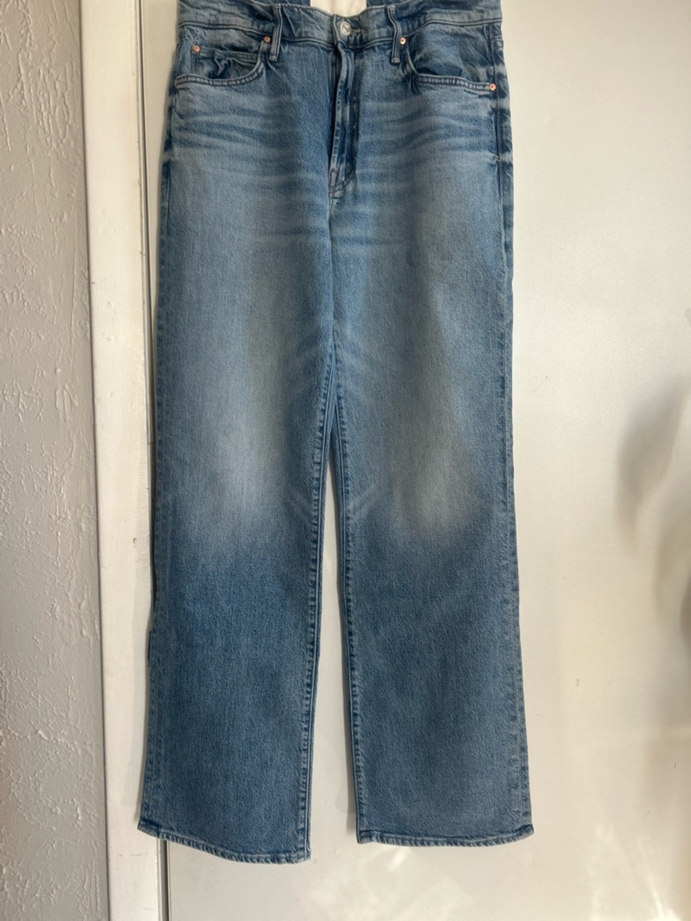 MOTHER Light Wash Flare Jeans - Blue